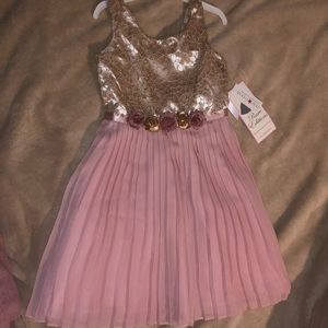 Little Girls Tea Length Dress